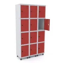 Armário Guarda Volume Locker Roupeiro 12 Portas Aço GRP 503/12 Armário Guarda Volume Locker Roupeiro 12 Portas Aço GRP 503/12