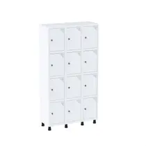 Armário Guarda Volume Locker Roupeiro 12 Portas Aço GRP 503/12