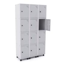 Armário Guarda Volume Locker Roupeiro 12 Portas Aço GRP 503/12