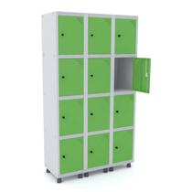 Armário Guarda Volume Locker Roupeiro 12 Portas Aço GRP 503/12 Armário Guarda Volume Locker Roupeiro 12 Portas Aço GRP 503/12