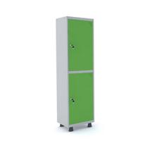 Armário Guarda Volume Locker Roupeiro 2 Portas Aço 50cmx193cm Pandin Móveis