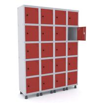 Armário Guarda Volume Locker Roupeiro 20 Portas Aço GRP 504/20 Pandin Móveis