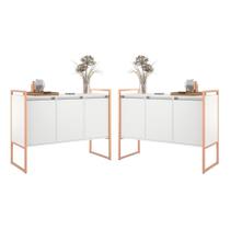 Armario Industrial 3 Portas Balso Conjunto 2 Peças