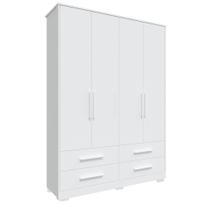 Armário Infantil 4 Portas Lisas Charlô - Móveis Peroba