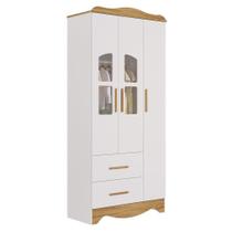 Armario Infatil 3 Portas 2 Gaveta Lisi - Moveis Peroba Amendoa-branco Armario Infatil 3 Portas 2 Gaveta Lisi - Moveis Peroba Amendoa-branco