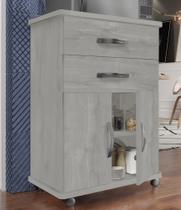 Armário Italia (ref.485) Compacto e Luxuoso (Duas Gavetas e Duas Portas) - Bianco Armário Italia (ref.485) Compacto e Luxuoso (Duas Gavetas e Duas Portas) - Bianco