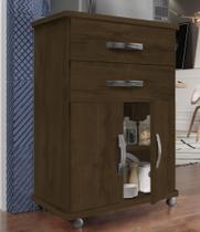 Armário Italia (ref.485) Compacto e Luxuoso (Duas Gavetas e Duas Portas) - Cor Amêndoa Armário Italia (ref.485) Compacto e Luxuoso (Duas Gavetas e Duas Portas) - Cor Amêndoa