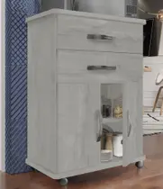 Armário Italia (ref.485) Compacto e Luxuoso (Duas Gavetas e Duas Portas) - Cor Bianco Armário Italia (ref.485) Compacto e Luxuoso (Duas Gavetas e Duas Portas) - Cor Bianco