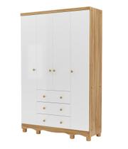 Armário Junior New 4 Portas - Moveis Peroba Armário Junior New 4 Portas - Moveis Peroba
