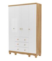 Armário Junior New 4 Portas - Moveis Peroba Armário Junior New 4 Portas - Moveis Peroba