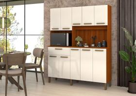 Armário Kit Cozinha Jade 10 portas Compacto Alta Qualidade