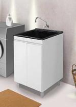 ARMARIO KIT LAVANDERIA 53 x 65CM PEDRA BRANCA - FABRIBAM