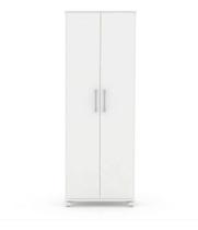 Armário Lavanderia Branco 2 Portas Com Rodinhas - Dom Stark Armário Lavanderia Branco 2 Portas Com Rodinhas - Dom Stark