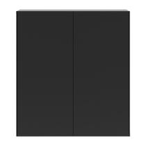 Armário Lavanderia Com 2 Portas Multimóveis Preto Armário Lavanderia Com 2 Portas Multimóveis Preto