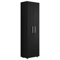 Armário Lavanderia Multiuso Beatriz 2 Portas Preto Fosco - Abmaza