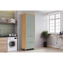Armário Lavanderia Multiuso Marquesa MDF 70cm Verde Nesher Armário Lavanderia Multiuso Marquesa MDF 70cm Verde Nesher