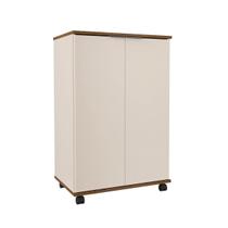 Armário Livreiro Organizador 2 Portas Rodizios Pratic ENVIA SOMENTE 01 UN