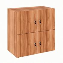 Armário Locker Duplo Module 4 PT Nogal Sevilha