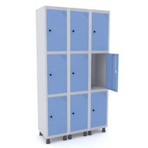 Armário Locker Guarda-Volume 9 Portas Aço Grp 503/9