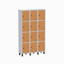 Armário Locker Guarda Volume Aço Light 12 portas 103,5x179,5cm Armário Locker Guarda Volume Aço Light 12 portas 103,5x179,5cm