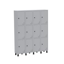 Armário Locker Guarda Volume Aço Light 12 Portas 138x179,5cm