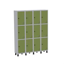Armário Locker Guarda Volume Aço Light 12 Portas 138x179,5cm