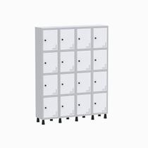 Armário Locker Guarda Volume Aço Light 16 portas 138x179,5cm