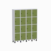 Armário Locker Guarda Volume Aço Light 16 Portas 138x179,5cm