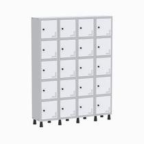 Armário Locker Guarda Volume Aço Light 20 portas 138x179,5cm