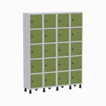 Armário Locker Guarda Volume Aço Light 20 Portas 138x179,5cm