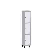 Armário Locker Guarda Volume Aço Light 3 portas 34,5x179,5cm Armário Locker Guarda Volume Aço Light 3 portas 34,5x179,5cm