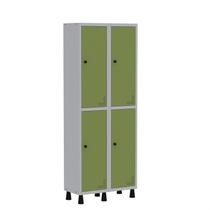 Armário Locker Guarda Volume Aço Light 4 Portas 69x179,5cm
