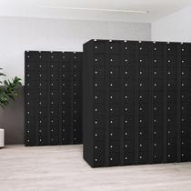 Armário Locker Porta Celular Aço 10 Portas com Chave Preto