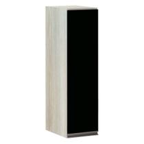 Armário Luciane 20cm 1 Porta Luci Legno Crema C/Preto Tx Armário Luciane 20cm 1 Porta Luci Legno Crema C/Preto Tx