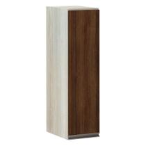 Armário Luciane 20cm 1 Prt Luci Legno Crema-nogueira Dourado Armário Luciane 20cm 1 Prt Luci Legno Crema-nogueira Dourado