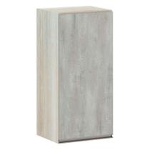 Armário Luciane 35cm 1 Porta Luci Legno Crema C/Concreto Armário Luciane 35cm 1 Porta Luci Legno Crema C/Concreto