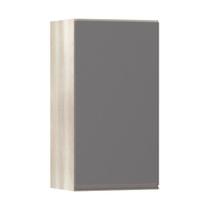 Armário Luciane 40cm 1 Porta Luci Legno Crema C/Cinza Puro Armário Luciane 40cm 1 Porta Luci Legno Crema C/Cinza Puro