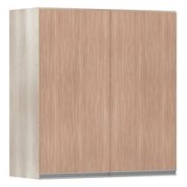 Armário Luciane 70cm 2 Portas Lis Legno Crema C/Cumaru