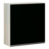 Armário Luciane 70cm 2 Portas Luci Legno Crema C/Preto Tx Armário Luciane 70cm 2 Portas Luci Legno Crema C/Preto Tx