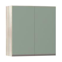 Armário Luciane 70cm 2 Portas Luci Legno Crema C/Verde Armário Luciane 70cm 2 Portas Luci Legno Crema C/Verde