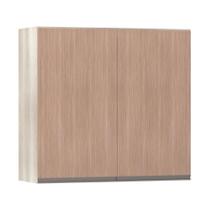 Armário Luciane 80cm 2 Portas Luci Legno Crema C/Cumaru