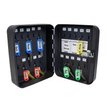 Armário Lucky Line 62700 Organizador de chaves com travamento de 20 ganchos Armário Lucky Line 62700 Organizador de chaves com travamento de 20 ganchos