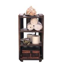 Armário Madeira Triplo Rústico sala quarto escritório