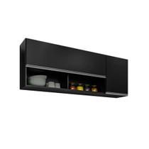 Armário Maya 150cm Preto - Belliv Decor