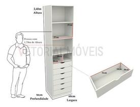 Armário Mirela M42 100% Mdf (closet Lojas Organizador) Armário Mirela M42 100% Mdf (closet Lojas Organizador)