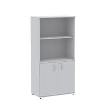 Armario Misto 02 Portas Maxxi Pandin 1,60 M Cinza Cristal
