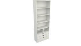 Armário Misto Prateleira Gaveta M34 100% Mdf (closet, Loja)
