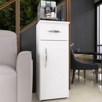 Armário Modulado Multiuso Branco com Gaveta e Prateleiras Compacto, Funcional e Ideal para Qualquer Ambiente