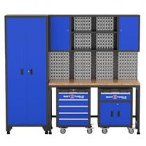 Armário modular para oficina azul - 1205100651 (Azul) Armário modular para oficina azul - 1205100651 (Azul)