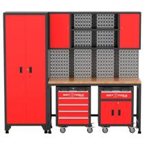 Armário modular para oficina vermelho - 1205100650 (Vermelho) Armário modular para oficina vermelho - 1205100650 (Vermelho)